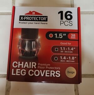 X-Protector Chair Leg or small table legs Covers
